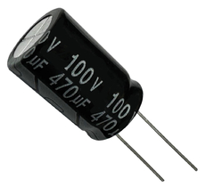 CAPACITOR ELETROLITICO 470X100V - 470UF X 100V - 105º GRAUS - comprar online