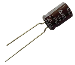 CAPACITOR ELETROLITICO 470X10V - 470 UF X 10V - 105 GRAUS na internet