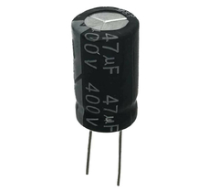 CAPACITOR ELETROLITICO 47X400V - 47UF X 400V - 105 GRAUS na internet