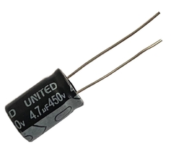 CAPACITOR ELETROLITICO 4,7X450V - 4,7UF X 450V - comprar online