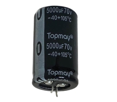 CAPACITOR ELETROLITICO 5000X70V - 5000UF X 70V - 105 GRAUS na internet