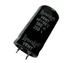 CAPACITOR ELETROLITICO 560X250V - 560UF X 250V - 105º GRAUS na internet