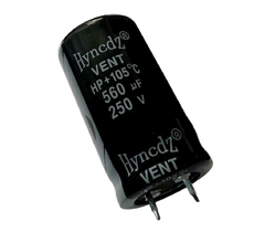 CAPACITOR ELETROLITICO 560X250V - 560UF X 250V - 105º GRAUS