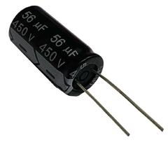 CAPACITOR ELETROLITICO 56X450V - 56UF X 450V - 105 GRAUS