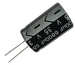 CAPACITOR ELETROLITICO 6800X35V - 6800 UF X 35V - 105º GRAUS na internet