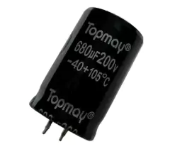 CAPACITOR ELETROLITICO 680X200V - 680 UF X 200V - 105º GRAUS - comprar online
