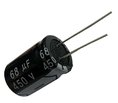 CAPACITOR ELETROLITICO 68X450V - 68UF X 450V - 105 GRAUS - comprar online