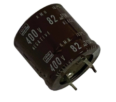 CAPACITOR ELETROLITICO 82X400V - 82UF X 400V - 105 GRAUS na internet