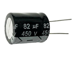 CAPACITOR ELETROLITICO 82X450V - 82UF X 450V - 105º GRAUS