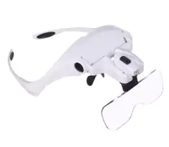ÓCULOS PROFISSIONAL LUPA DE AUMENTO COM 5 LENTES - Diprimeira
