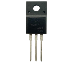 TRANSISTOR R6015 - R 6015 - ISOLADO - TO220