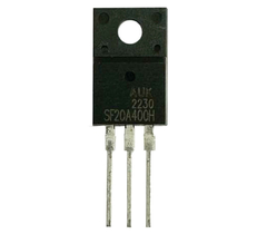 DIODO SF20A400H - SF 20A400 - TO220 ISOLADO - 20A 400V