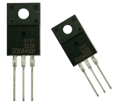 DIODO SF20A400H - SF 20A400 - TO220 ISOLADO - 20A 400V - Diprimeira