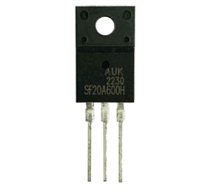 DIODO SF20A600H - SF 20A600 - TO220 ISOLADO - 20A 600V