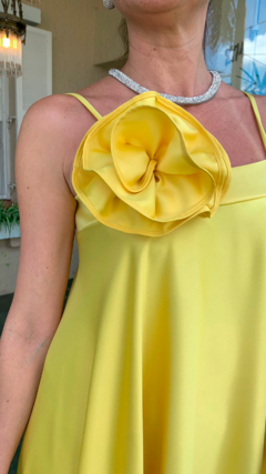 VESTIDO TAMARA CREPE ACETINADO - loja online