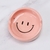 Porta Sahumerio y Cenicero Smiley Face Rosa
