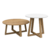 SET MESAS DE LIVING PATA CRUZ