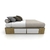 Cama Box Con 4 Cajones y Estantes 140x190 - comprar online