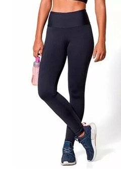 Calza Larga Lycra Mujer Tiro Alto Chupin Faja Modela (9)