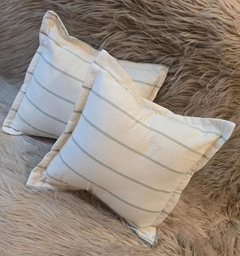 Pack X2 Almohadones Tussor Relleno Vellon Siliconado Premium (579) en internet