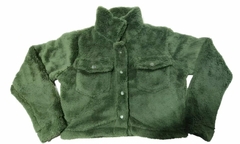 Campera Chaqueta Cargo De Piel Premium Con Botones (473)