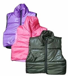 Chaleco Puffer Dama Capucha Ajustable Bolsillos Guata Inflad (21) - BAKMOR