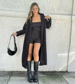 Tapado Largo Paño Premium Mujer Sobretodo Abrigo Trench (376) - tienda online