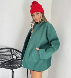 Campera Abrigo Paño Oversize Camperon Mujer Premium Bakmor (377) - tienda online