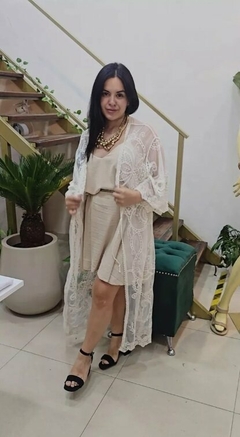 Kimono Largo Importado Bordado Mujer Premium (565) - comprar online