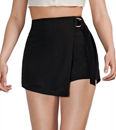 Short Pollera Pantalon Corto Bengalina Mujer Mini Sastrera (319) - BAKMOR