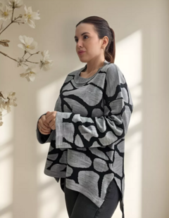 Sweater Amplio Animal Print Premium Mujer Pullover (603) en internet