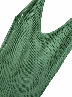 Imagen de Vestido Calado Playero Mujer Varios Colores Hilo Tejido (114)