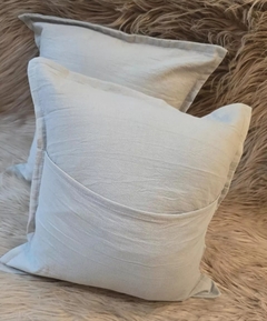 Pack X2 Almohadones Tussor Relleno Vellon Siliconado Premium (579)