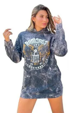Buzo Oversize Nevado Estampado Premium Unisex Bolsillos Moda (245) - comprar online
