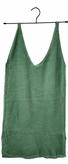 Vestido Calado Playero Mujer Varios Colores Hilo Tejido (114) - tienda online