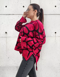Sweater Amplio Animal Print Premium Mujer Pullover (603) en internet