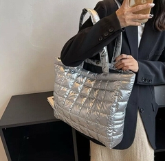 Bolso De Hombro Grande Acolchado Matelasse Mujer Importado (130) - tienda online