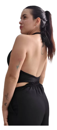 Body Lurex Espalda Descubierta Escote Americano Mujer Brillo (599)