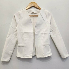 Blazer Bengalina Mujer Corto Entallado Dama Slim Fit Saco (205)