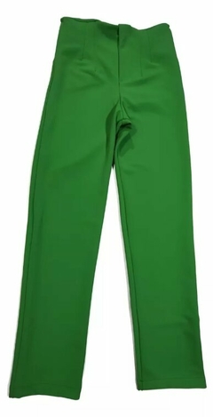 Pantalon De Vestir Sastrero Cintura Avispa Creppe Mujer (407)
