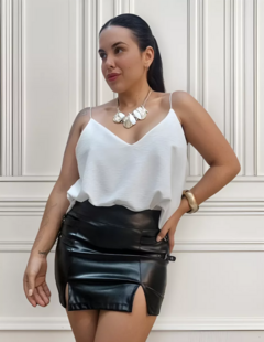 Blusa Musculosa Tiritas Finas Elegante Brillos Mujer (591) - comprar online