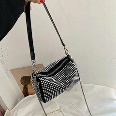 Mini Bag Strass Importado Bolso Cartera Brillos Correa Dama (224) - tienda online