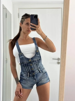 Enterito Jardinero Jean Short Importado Mujer Premium (566) - comprar online