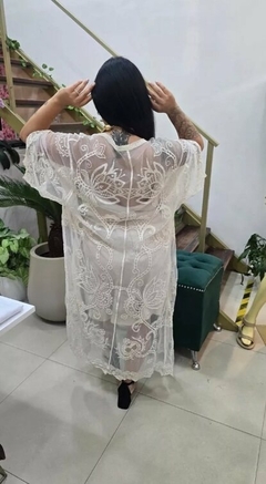Kimono Largo Importado Bordado Mujer Premium (565) en internet
