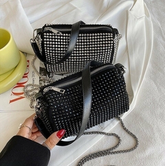 Mini Bag Strass Importado Bolso Cartera Brillos Correa Dama (224) en internet