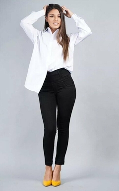 Pantalon Jean Mujer Elastizado Tiro Alto Calidad Premium (27) - comprar online
