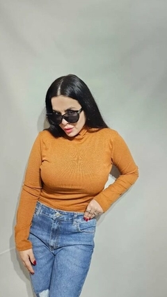 Top Media Polera Morley Clasica Dama Manga Larga Vs. Colores (35) - BAKMOR