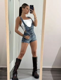 Enterito Jardinero Jean Short Importado Mujer Premium (566) en internet