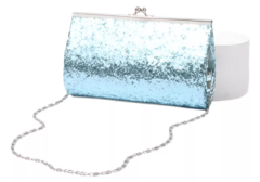 Sobre Cloutch Cartera Mujer Fiesta Noche Glitter Cadenita (271)