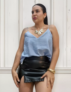 Musculosa Fiesta Bretel Strass Mujer Elegante (593) - BAKMOR